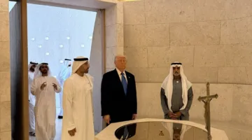ترامب يتوجه إلى “بيت العائلة الإبراهيمية” في أبوظبي