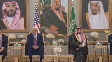ترامب يمتنع عن شرب القهوة السعودية أثناء زيارته للرياض (فيديو)
