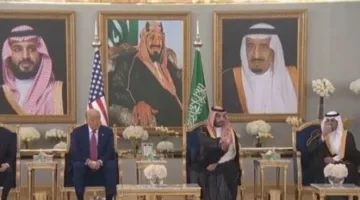 فيديو.. ترامب يستمتع بالقهوة السعودية ويتبادل الأحاديث الودية مع بن سلمان