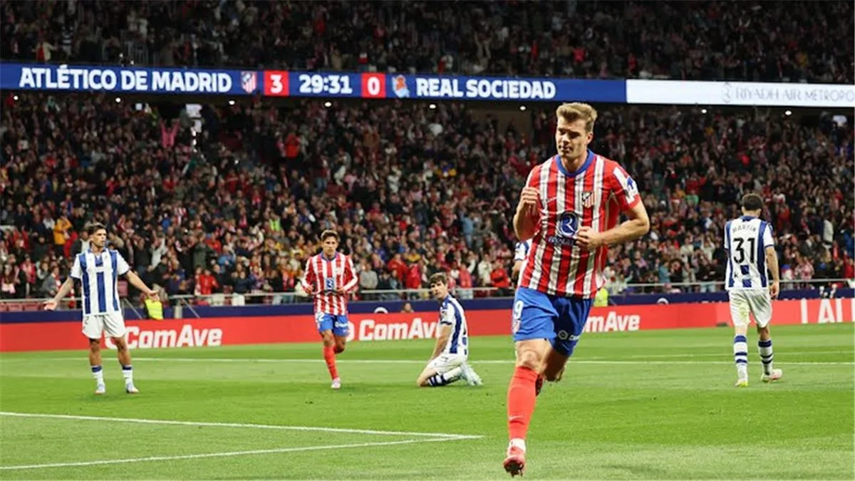ترتيب هدافي الدوري الإسباني بعد سوبر هاتريك سورلوث في مباراة أتلتيكو مدريد وريال سوسيداد ترتيب هدافي الدوري الإسباني بعد سوبر هاتريك سورلوث في مباراة أتلتيكو مدريد وريال سوسيداد