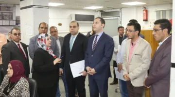 تسهيل الإجراءات  و سرعة إنهاء معاملات المواطنين في التصالح بكفرالشيخ