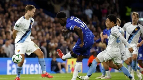 تشيلسي يتجاوز ديورجاردن ويحجز مقعده في نهائي دوري المؤتمر الأوروبي تشيلسي يتجاوز ديورجاردن ويحجز مقعده في نهائي دوري المؤتمر الأوروبي
