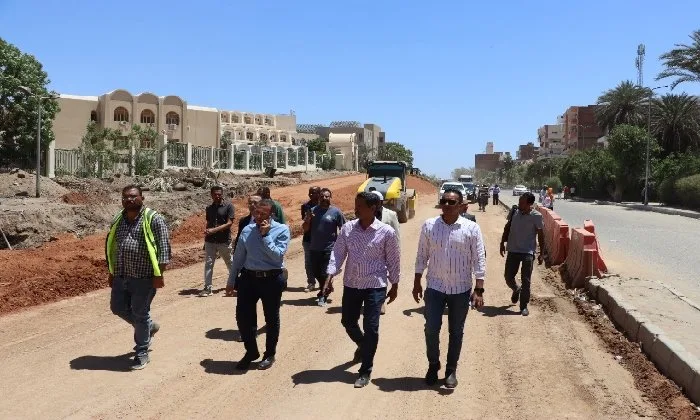 تطوير محور السادات بأسوان تطوير محور السادات بأسوان