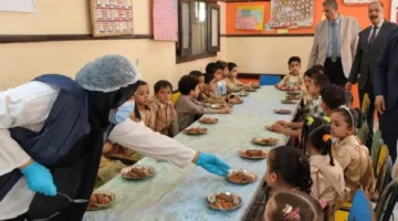 “تعليم الفيوم”: بدء مشروع تقديم الوجبة الساخنة للطلاب في المرحلة الابتدائية
