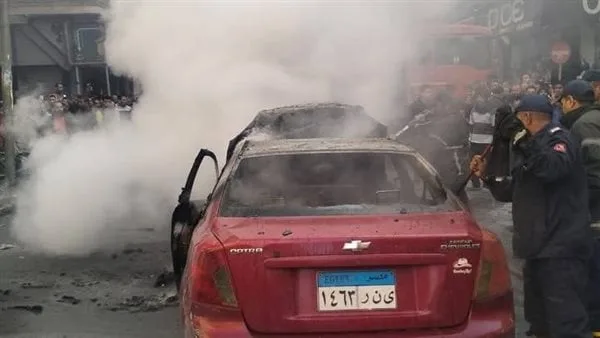 تفاصيل احتراق سيارة ملاكي ونجاة سائقها في سوهاج تفاصيل احتراق سيارة ملاكي ونجاة سائقها في سوهاج