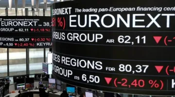 الأسواق الأوروبية تنخفض انتظارًا لمحضر البنك المركزي الأوروبي وبيانات اقتصادية جديدة