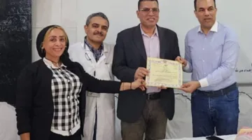 تكريم القائمين على المكتب الإعلامي بصحة البحيرة