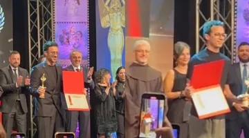 تكريم طه دسوقي وأحمد داود من مهرجان المركز الكاثوليكي في دورته الـ73