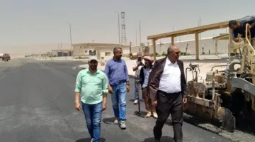تكلفة 32 مليون جنيه لمشروعات الطرق الداخلية في أخميم الجديدة (صور)
