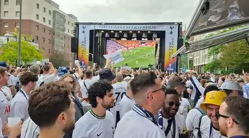 توتر بين جماهير مانشستر يونايتد وتوتنهام قبيل نهائي دوري أبطال أوروبا (فيديو)