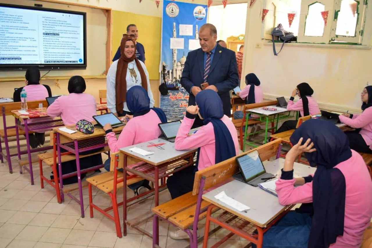 تنظيم وسلاسة امتحانات النقل في جميع إدارات بورسعيد التعليمية