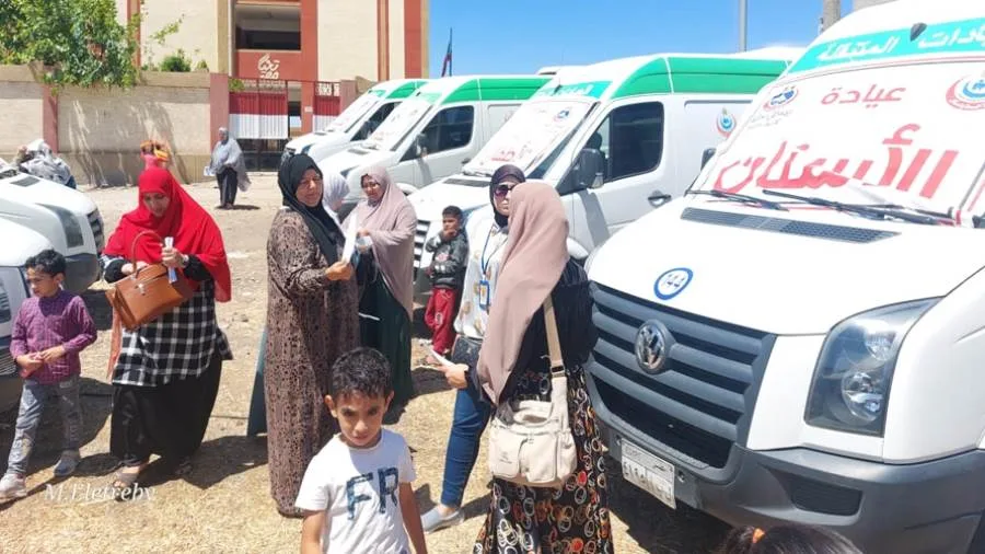 توفير الرعاية الصحية لـ 1460 شخصًا في قافلة طبية بمركز كفر سعد بدمياط توفير الرعاية الصحية لـ 1460 شخصًا في قافلة طبية بمركز كفر سعد بدمياط