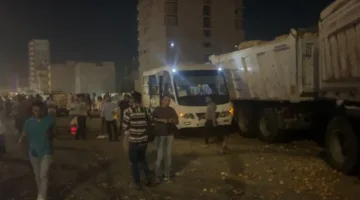 توك توك كلمة السر.. معاينة حادث تريلا و9 سيارات بالدائري تكشف مفاجأة