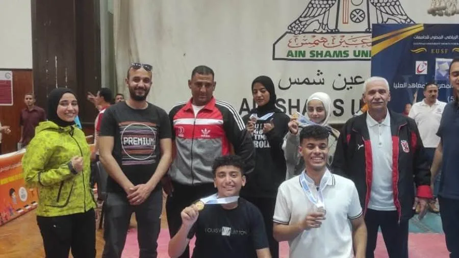 جامعة بني سويف تحصد 8 ميداليات في بطولة الشهيد الرفاعي "للكونغ فو" جامعة بني سويف تحصد 8 ميداليات في بطولة الشهيد الرفاعي "للكونغ فو"
