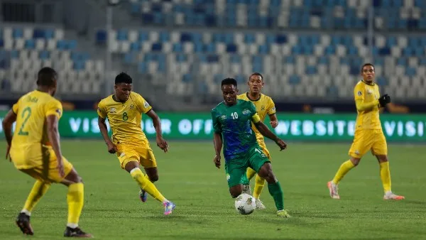 جنوب أفريقيا تهزم سيراليون 4-1 في الجولة الثالثة لكأس أفريقيا تحت 20 سنة جنوب أفريقيا تهزم سيراليون 4-1 في الجولة الثالثة لكأس أفريقيا تحت 20 سنة