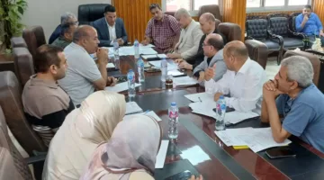 جهاز بني سويف الجديدة يبحث جهود توفير الكهرباء لمنطقة الامتداد الجنوبي الشرقي