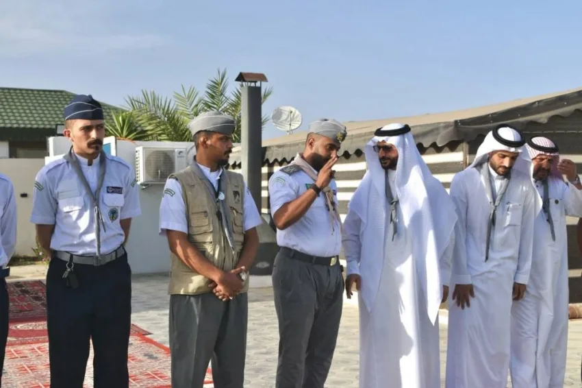 جوالة جامعة الباحة تُنهِي تحضيراتها للحج من خلال معسكر تدريبي بمشاركة 32 طالبًا