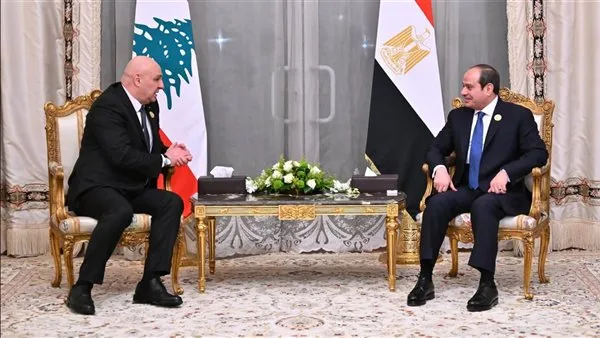جوزيف عون يتوجه إلى القاهرة اليوم للقاء الرئيس السيسي جوزيف عون يتوجه إلى القاهرة اليوم للقاء الرئيس السيسي