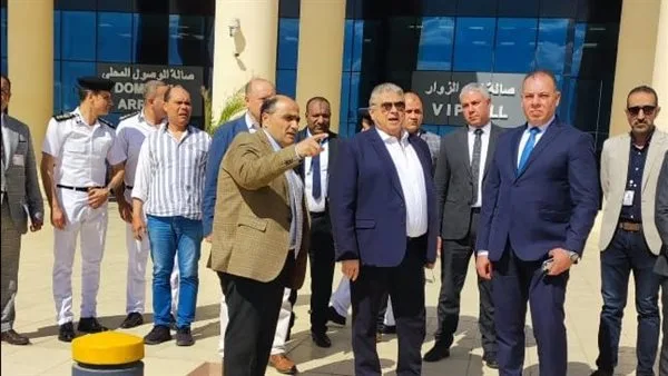 جولة تفقدية لممثلي اللجنة العليا للتفتيش الأمني والبيئي في مطار سفنكس الدولي جولة تفقدية لممثلي اللجنة العليا للتفتيش الأمني والبيئي في مطار سفنكس الدولي