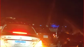حادث مروع يعطل حركة المرور على طريق مصر الإسكندرية الصحراوي لأكثر من ساعة