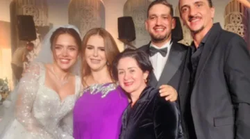 حبيبتي وبنت حبيبتي.. دنيا عبدالعزيز تهنئ رنا رئيس بحفل زفافها