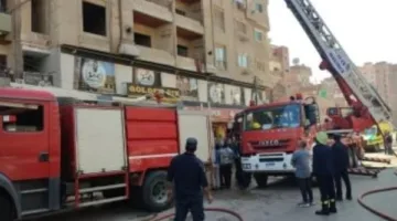 حريق بمصنع بلاستيك يصيب ٣ عمال بحروق بالطالبية