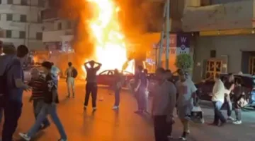 حريق هائل يلتهم محلا بميدان سفير في مصر الجديدة (تفاصيل)