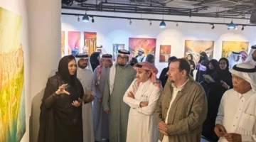 حضور كبير في افتتاح معرض الفنانة أروى نواوي في باتيليه جدة