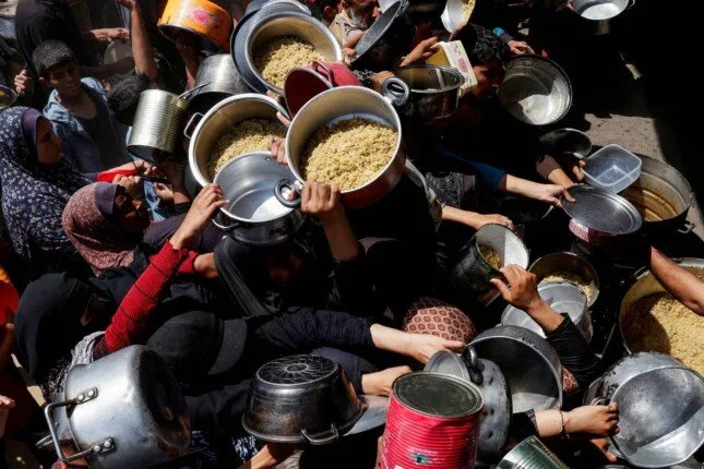 أكثر من 70 ألف طفل في غزة يعانون من حالات متقدمة من نقص التغذية أكثر من 70 ألف طفل في غزة يعانون من حالات متقدمة من نقص التغذية