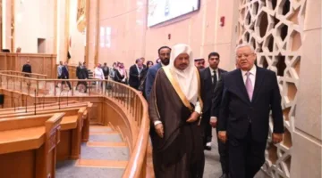 حنفي جبالي يلتقي برئيس مجلس الشورى السعودي في العاصمة الإدارية الجديدة