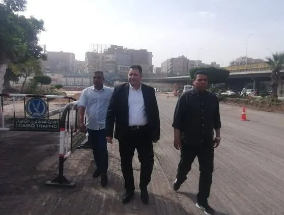 نائب محافظ القاهرة يزور موقع تطوير ميدان حدائق القبة
