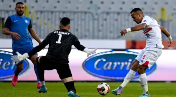 خطأ فادح.. ناصر منسي يسجل الأول للزمالك أمام سيراميكا