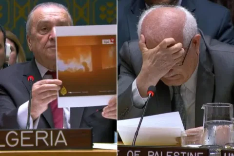 دموع وصور لجثث فلسطينية متفحمة جراء العدوان الإسرائيلي في غزة تثير التوتر خلال جلسة مجلس الأمن الدولي.. (فيديو)