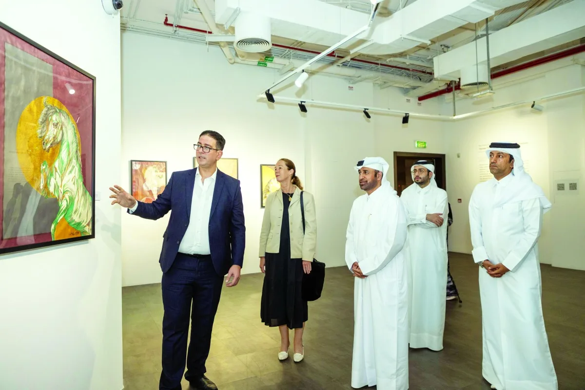 رؤوف العطار ينثر إبداعاته في كتارا رؤوف العطار ينثر إبداعاته في كتارا