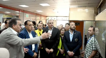 رئيس الوزراء يتفقد أعمال تطوير مسجد السيد البدوي وأورام طنطا الجديد