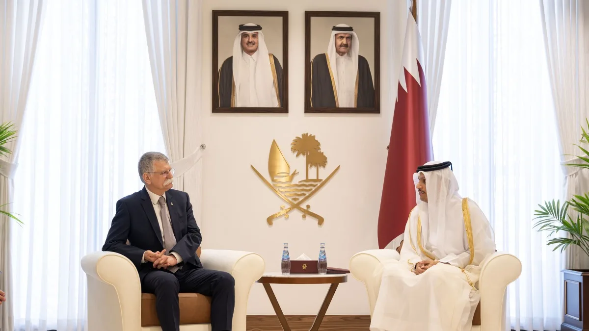 رئيس الوزراء يستقبل رئيس مجلس النواب الهنغاري