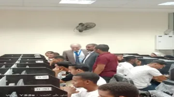 رئيس جامعة أسوان تشرف على امتحانات الفصل الثاني في أجواء مشجعة للطلاب