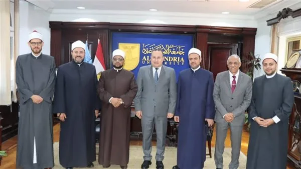 رئيس جامعة الإسكندرية يستقبل الأمين العام لمجمع البحوث الإسلامية رئيس جامعة الإسكندرية يستقبل الأمين العام لمجمع البحوث الإسلامية