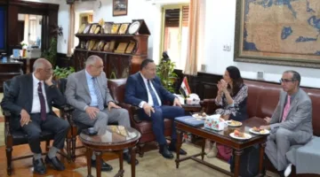 رئيس جامعة الاسكندرية  يستقبل وفد هيئة الفولبرايت لبحث سبل التعاون