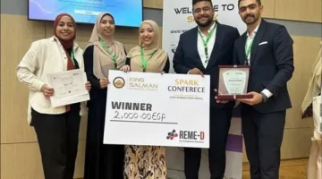رئيس جامعة القناة يهنئ طلاب كلية الطب لتميزهم بمؤتمر جامعة الملك سلمان