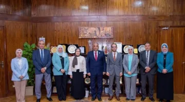 رئيس جامعة طنطا يستقبل فرق الاعتماد المؤسسي لكلية الحاسبات والمعلومات
