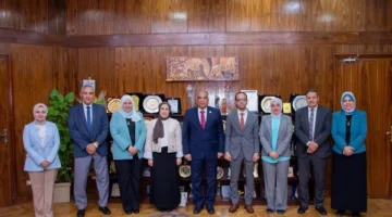 رئيس جامعة طنطا يستقبل فرق الاعتماد المؤسسي والبرامجي لكلية الحاسبات والمعلومات