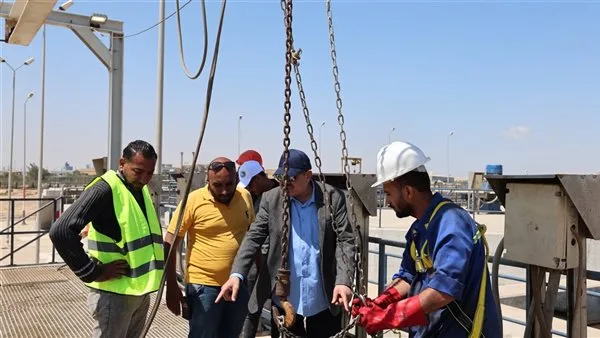 رئيس شركة الصرف الصحي بالإسكندرية يتفقد محطة معالجة العامرية رئيس شركة الصرف الصحي بالإسكندرية يتفقد محطة معالجة العامرية