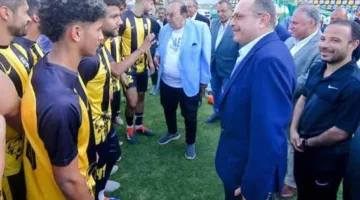 رئيس شركة المقاولون العرب يبارك لفريق كرة القدم العودة السريعة إلى الدوري الممتاز