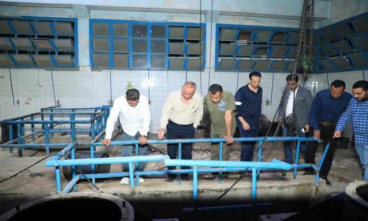 رئيس شركة مياه أسيوط يتفقد محطة رفع صرف صحي المراغي لمتابعة سير العمل رئيس شركة مياه أسيوط يتفقد محطة رفع صرف صحي المراغي لمتابعة سير العمل