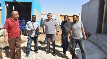 رئيس «مياه الأقصر» يتفقد سير العمل بمحطات مياه بمدينة الزينية (صور)