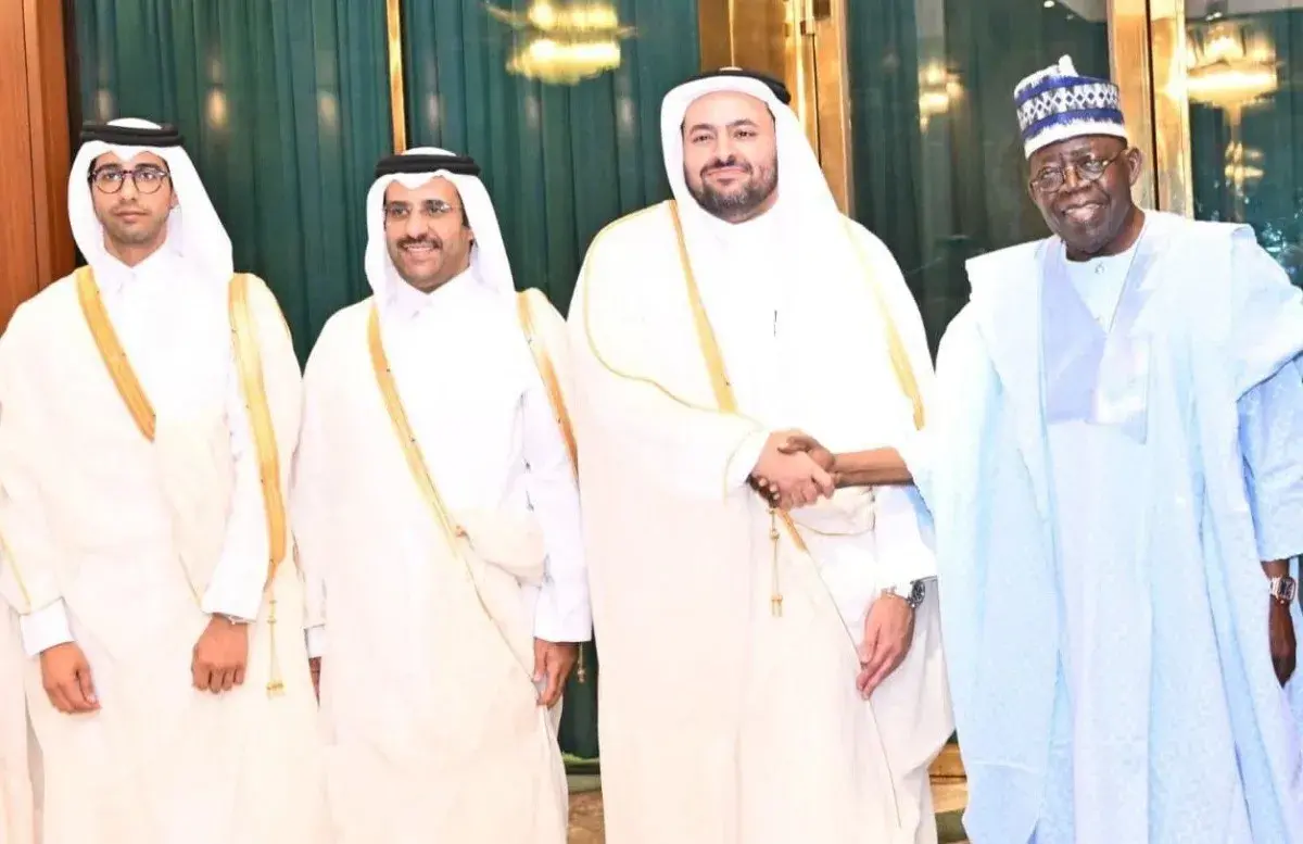 رئيس نيجيريا يستقبل وزير الدولة بوزارة الخارجية رئيس نيجيريا يستقبل وزير الدولة بوزارة الخارجية