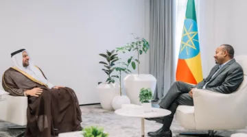 رئيس وزراء إثيوبيا يستقبل وزير الدولة بوزارة الخارجية