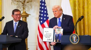 رئيس وزراء اليابان يدعو لإلغاء كامل للرسوم الجمركية مع أميركا