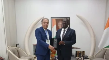 رئيس وفد اتحاد الصناعات يناقش مع وزير الزراعة الإيفواري آفاق التعاون المشترك